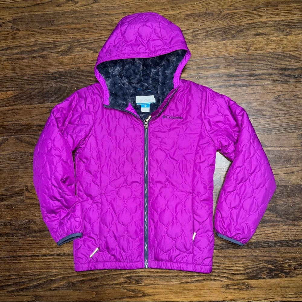 Columbia Kids Cozy Lined Everyday Jacket M 10/12